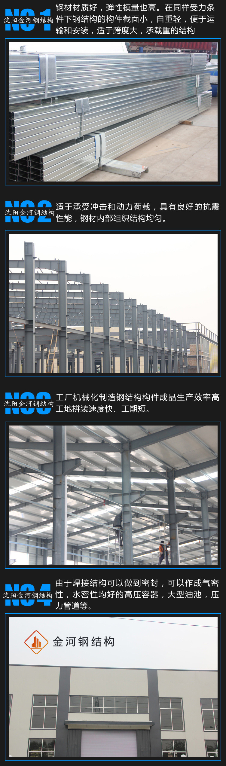 承接沈阳钢结构厂房工程